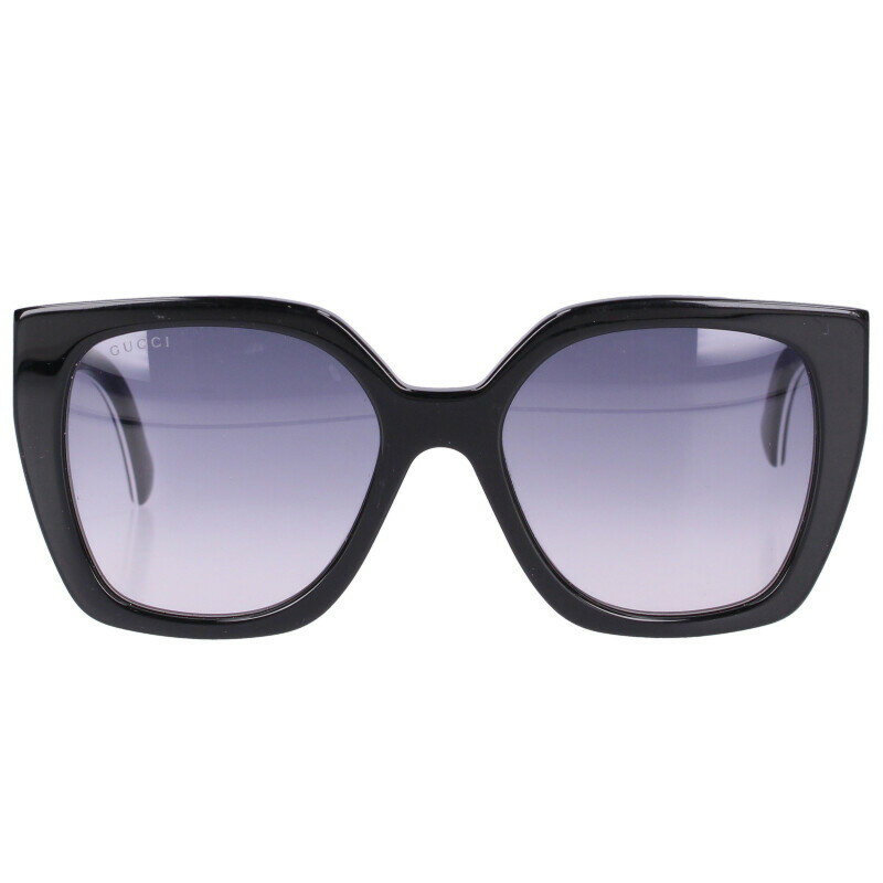 グッチ GUCCI　サイズ:55□19 GG1300S GGストライプテンプルサングラス((フレーム)ブラック)【110152】【BS99】【小物】【中古】bb51#rinkan*B(4)