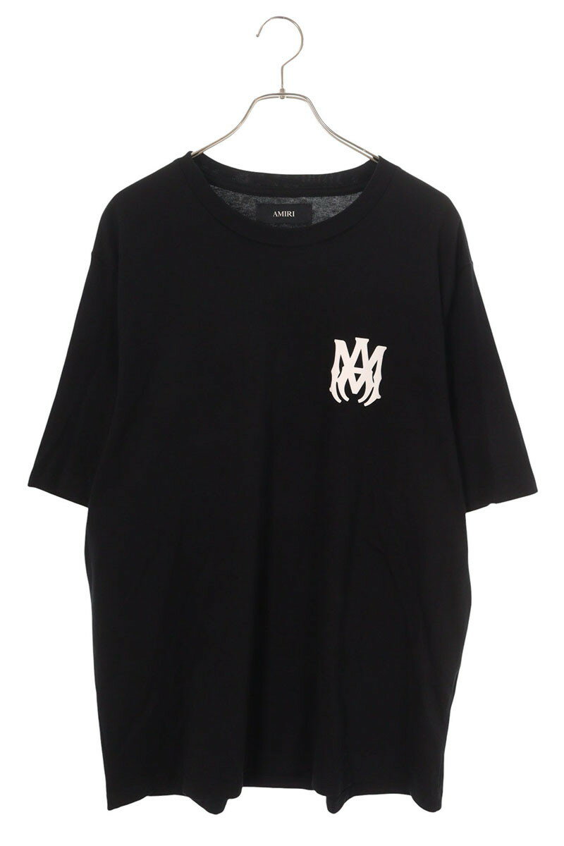 アミリ AMIRI　サイズ:XXL AMJYTE1074 バックロゴTシャツ(ブラック×ホワイト)【310152】【OM10】【メンズ】【中古】bb440#rinkan*B