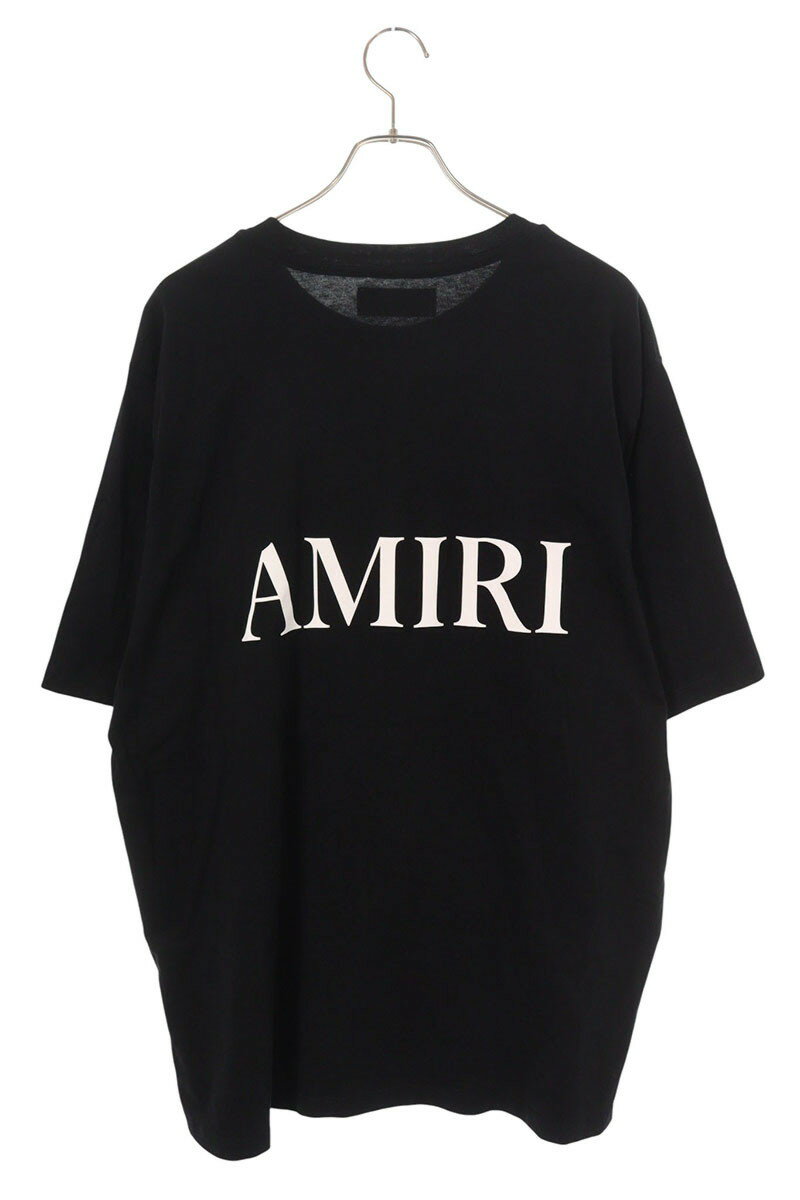 アミリ AMIRI　サイズ:XXL AMJYTE1074 バックロゴTシャツ(ブラック×ホワイト)【310152】【OM10】【メンズ】【中古】bb440#rinkan*B