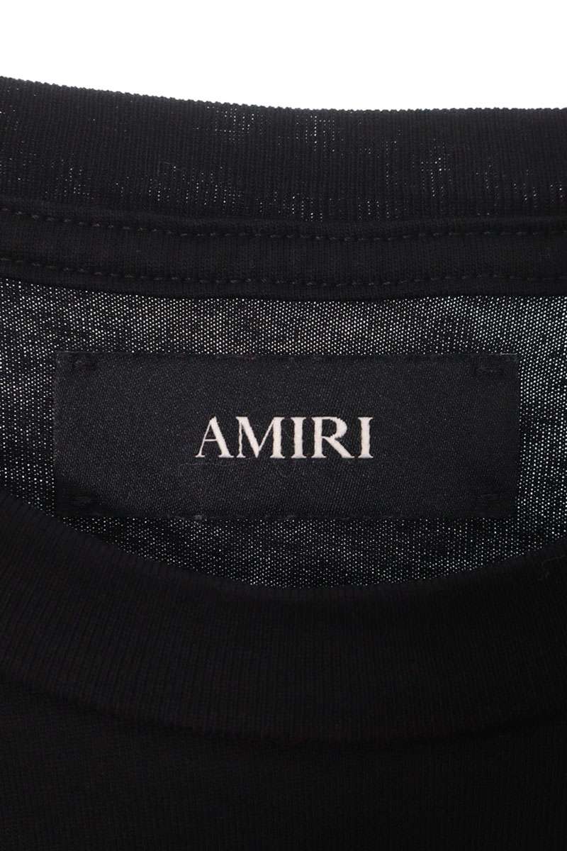 アミリ AMIRI　サイズ:XXL AMJYTE1074 バックロゴTシャツ(ブラック×ホワイト)【310152】【OM10】【メンズ】【中古】bb440#rinkan*B