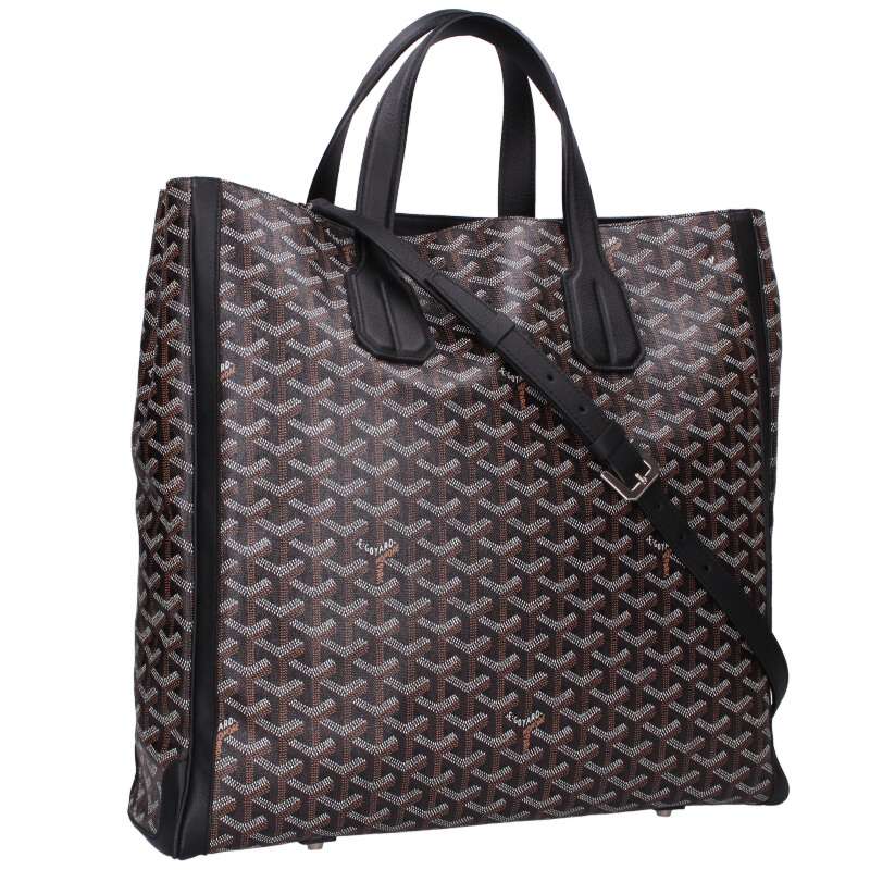 ゴヤール GOYARD　 サック ヴォルテール PVCコーティングキャンバス2wayハンドバッグ(ブラウン調)【710152】【SB01】【小物】【中古】bb428#rinkan*B