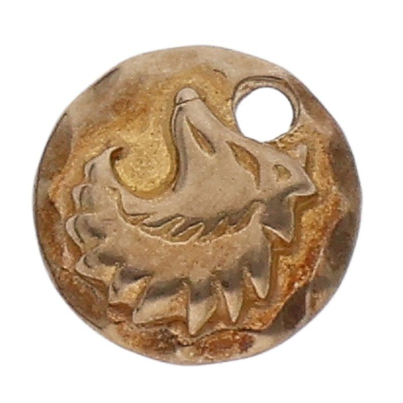 タディアンドキング TADY & KING チビメタルK18ウルフ ネックレストップ(ゴールド 0.74g)【321152】【BS99】【小物】【中古】bb33#rinkan*B