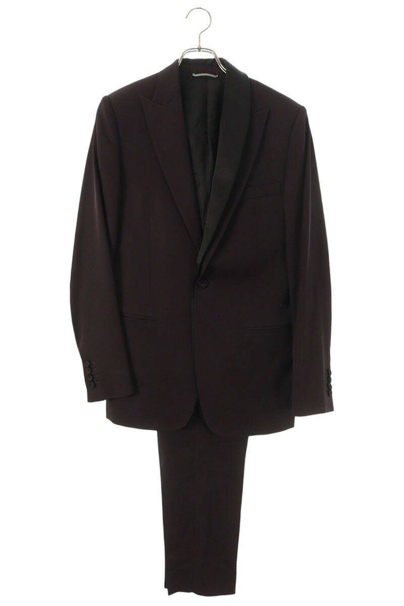 ディオール DIOR サイズ:44 033C213A4871 ダブルラペルシルクセットアップ(パープル調)【220152】【SS13】【メンズ】【中古】bb43...