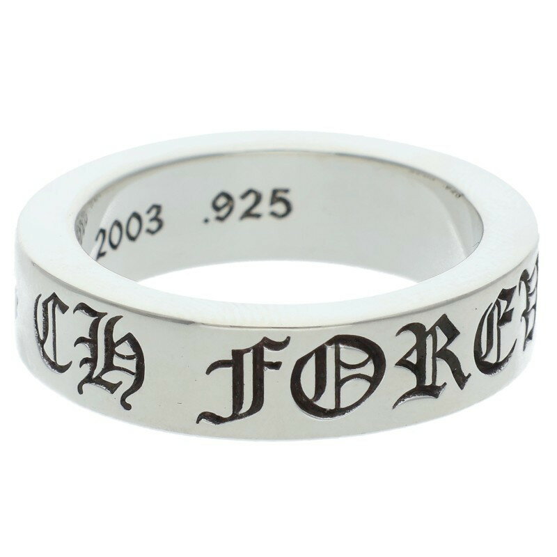 クロムハーツ Chrome Hearts　サイズ:16号 6mm SPACER FOREVER 6mmスペーサーフォーエバー シルバーリング(シルバー 10.63g)【620152】【GZ11】【小物】【中古】bb376#rinkan*B(4)