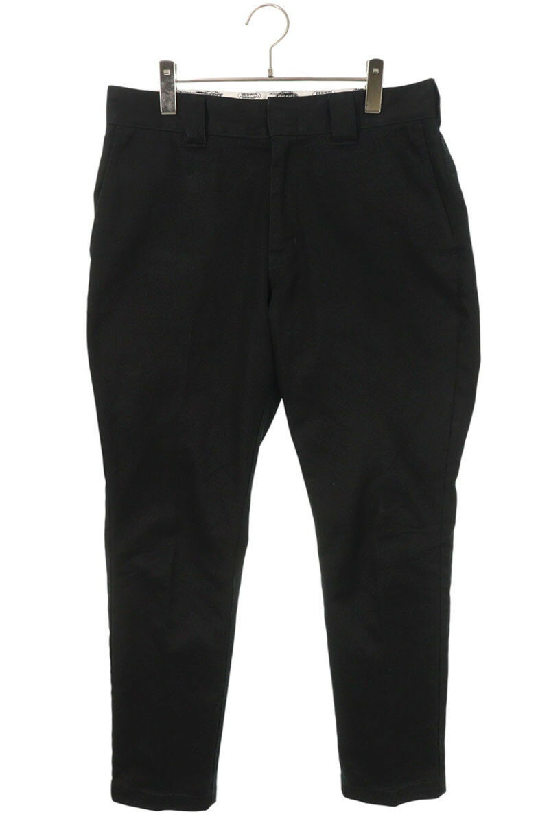 ディッキーズ Dickies　　×ベドウィン BEDWIN サイズ:3 24SBー4707 ストレートチノロングパンツ(ブラック)【620152】【BS99】【メンズ】【中古】bb51#rinkan*B