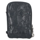 クロムハーツ Chrome Hearts ONE TRILLION DOLLARS ワントリリオン セメタリークロスパッチダガージップレザーコインケース財布(...