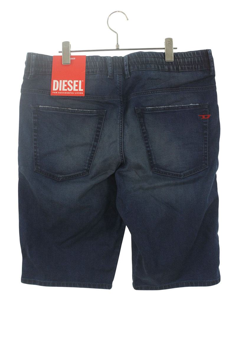 ディーゼル DIESEL　サイズ:36インチ ウォッシュド加工ハーフパンツ(インディゴ)【620152】【BS99】【メンズ】【中古】bb132#rinkan*A