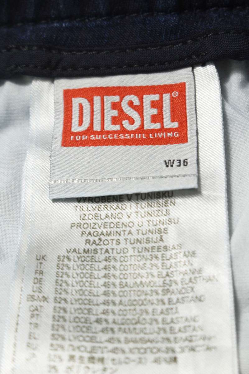 ディーゼル DIESEL　サイズ:36インチ ウォッシュド加工ハーフパンツ(インディゴ)【620152】【BS99】【メンズ】【中古】bb132#rinkan*A