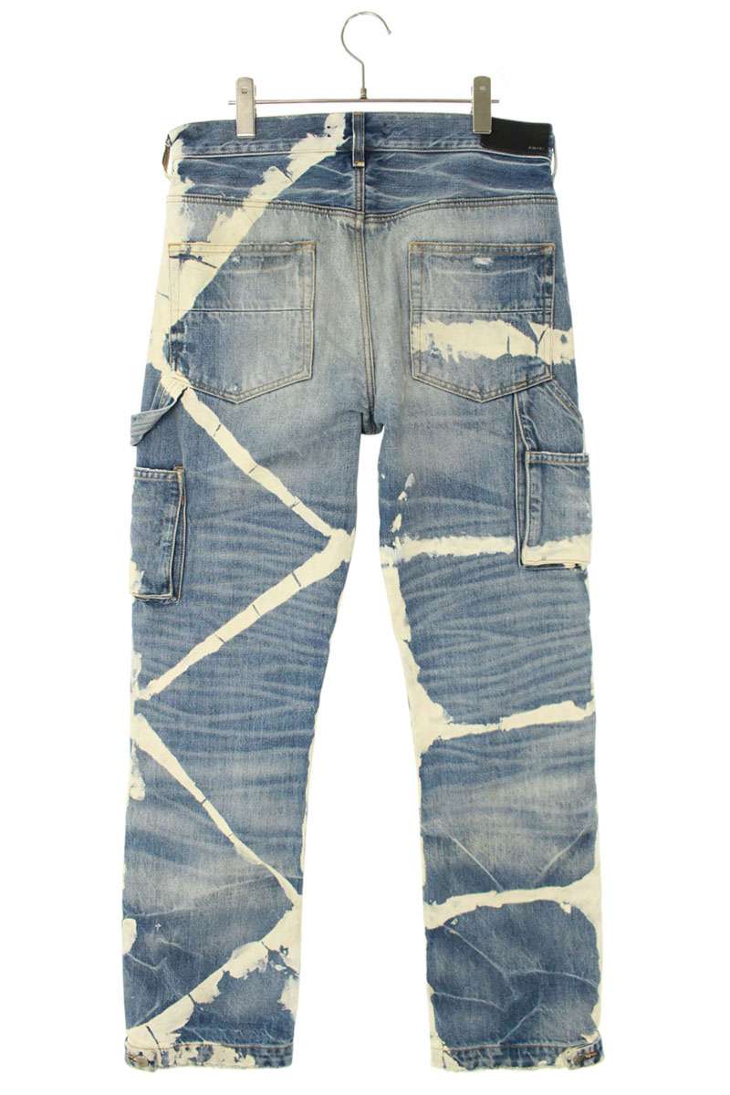 アミリ AMIRI　サイズ:30インチ BLEACH CARPENTER ブリーチカーペンターデニムパンツ(インディゴ)【720152】【OM10】【メンズ】【中古】bb30#rinkan*B