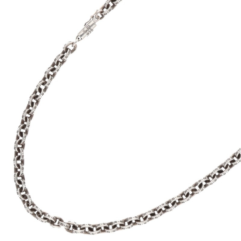 クロムハーツ Chrome Hearts　サイズ:30inch PAPER CHAIN 30 ペーパーチェーン30inch シルバーネックレス(シルバー 60.81g)【101152】【SS07】【小物】【中古】bb460#rinkan*B(4)