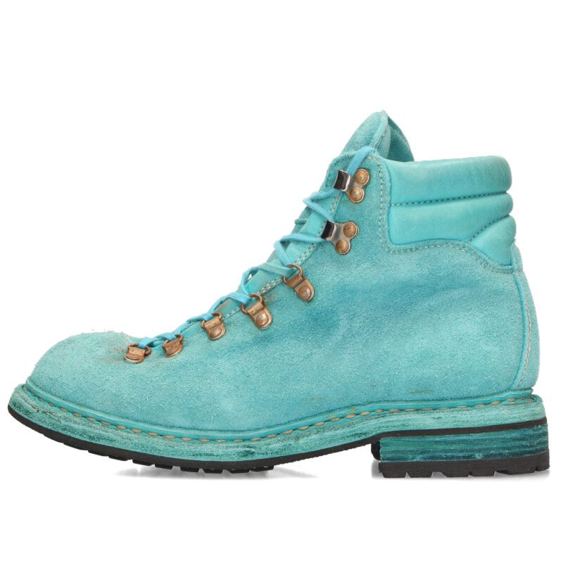 グイディ GUIDI　サイズ:41 19 スエードハイキングブーツ(ブルー)【701152】【BS99】【メンズ】【小物】【中古】bb51#rinkan*B