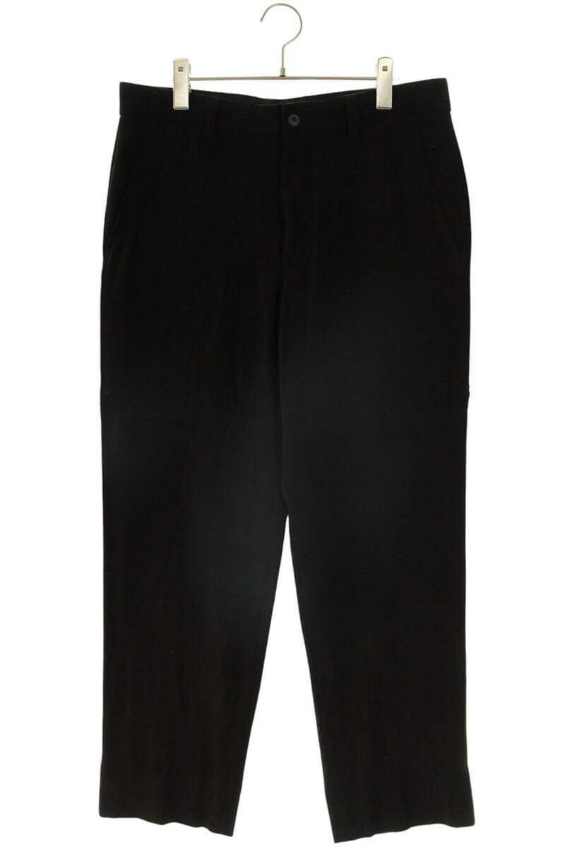 イッセイミヤケメン ISSEY MIYAKE MEN　サイズ:L ME83-FF026 レーヨン縮絨ロングパンツ(ブラウン)【401152】【BS99】【メンズ】【中古】bb51#rinkan*B