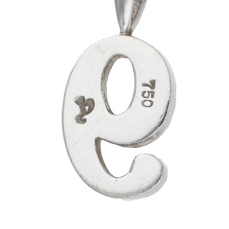 アイファニー EYEFUNNY　 No.9 K18WGダイヤモンドネックレストップ(ホワイトゴールド×クリア 1.09g)【702152】【BS99】【小物】【中古】bb187#rinkan*B