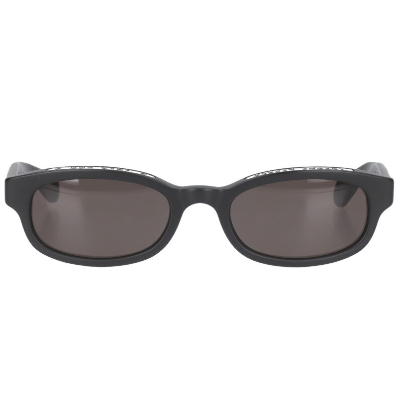 クロムハーツ Chrome Hearts サイズ:52□21-142 LOWRIDER セルフレームサングラス((フレーム)ブラック×シルバー)【301152】【SJ02】【小物】【中古】bb82#rinkan*A