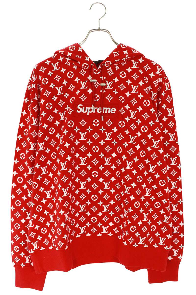 ץ꡼ 륤ȥ SUPREME LOUISVUITTON:XXL 17AW LV Box Logo Hooded Sweatshirt ...