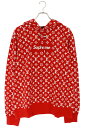 シュプリーム ルイヴィトン SUPREME LOUISVUITTON サイズ:XXL 17AW LV Box Logo Hooded Sweatshirt モノ...