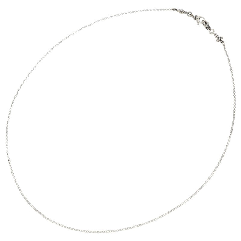 クロムハーツ Chrome Hearts　 MASK ROLL-CHAIN 2 CLIP マスクロールチェーン シルバーネックレス(シル..