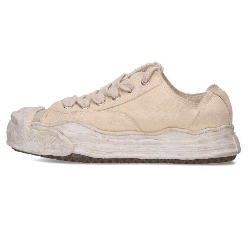 ミハラヤスヒロ MIHARAYASUHIRO　サイズ:42 A14FW744 ボリュームソールローカットスニーカー(ベージュ×ホワイト)【421152】【BS99】【メンズ】【小物】【中古】bb380#rinkan*B