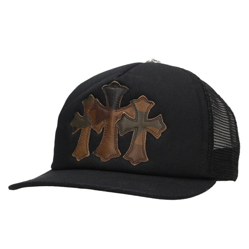 クロムハーツ Chrome Hearts サイズ:ONE SIZE TRUCKER CAP トラッカーキャップ カモフラ3セメタリーパッチキャップ帽子(ブラック...