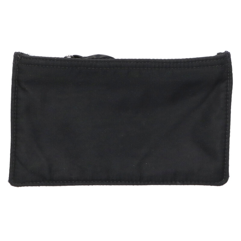 クロムハーツ Chrome Hearts　 ZPR CHNG PURSE チェンジパース ナイロンコインケース(ブラック×シルバー)【611152】【OS06】【小物】【中古】bb378#rinkan*B