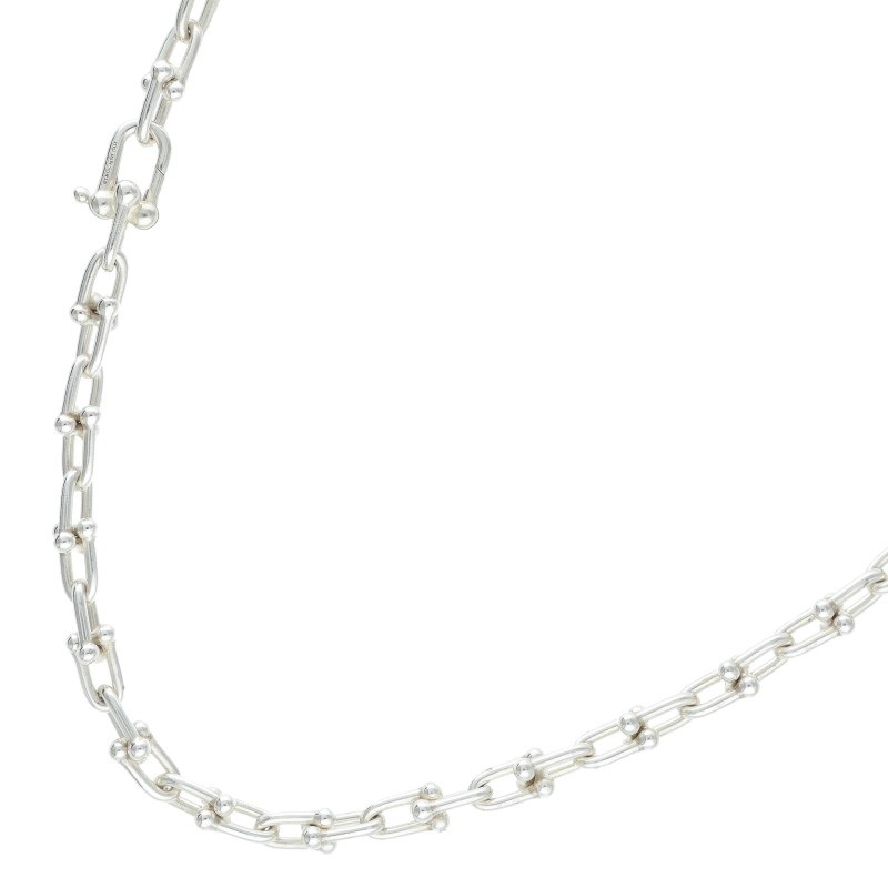 ティファニー TIFFANY&Co. サイズ:18inch HardWear ハードウェア シルバーネックレス(シルバー 43.07g)【321152】【OS06】【小物】【中古】bb453#rinkan*B