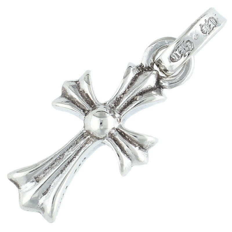 クロムハーツ Chrome Hearts CRS BBYFAT ベイビーファット チャーム シルバーネックレストップ(シルバー 2.23g)【321152】【OS06】【小物】【中古】bb453#rinkan*B