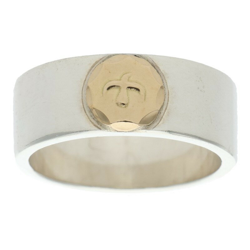 ゴローズ goro's サイズ:19.5号 平打ち リング(シルバー×ゴールド 9.88g)【321152】【NO05】【小物】【中古】bb432#rinkan*B