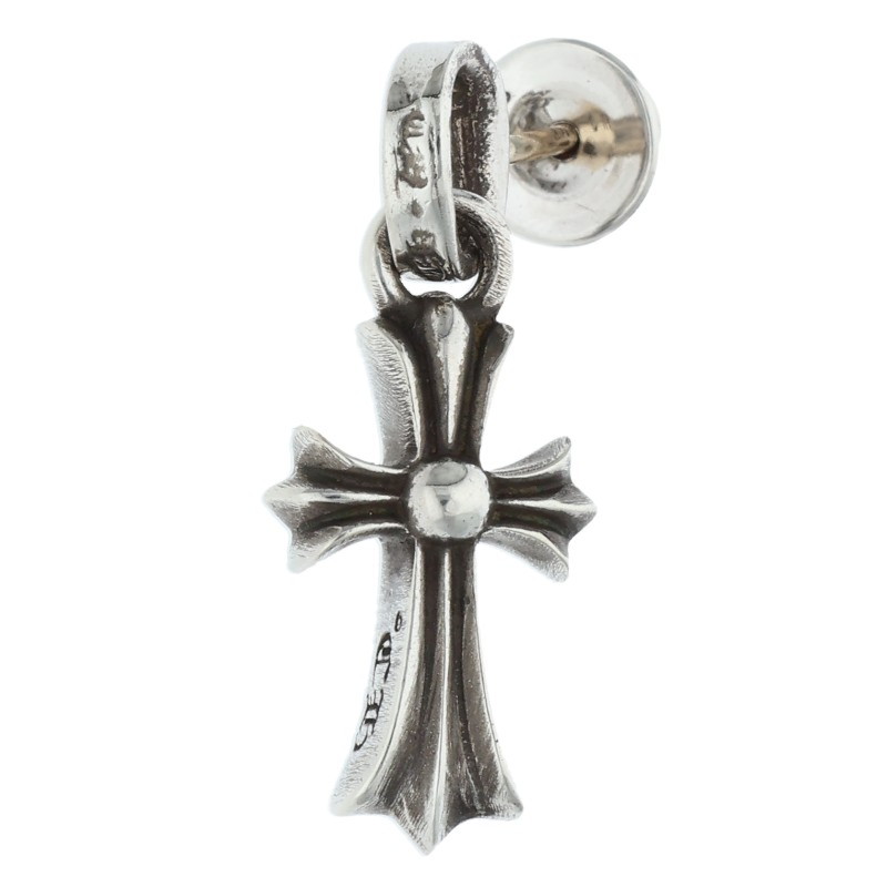 クロムハーツ Chrome Hearts BBY F PPRCHN ベイビーファットドロップ シルバーピアス(シルバー 2.32g)【321152】【FK04】【小物】【中古】bb223#rinkan*B