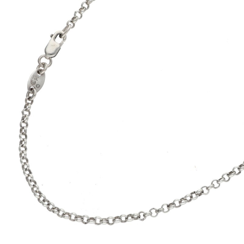 クロムハーツ Chrome Hearts サイズ:18inch NECKCHAIN R18 ロールチェーン18inch シルバーネックレス(シルバー 4.96g)【321152】【NO05】【小物】【中古】bb390#rinkan*B