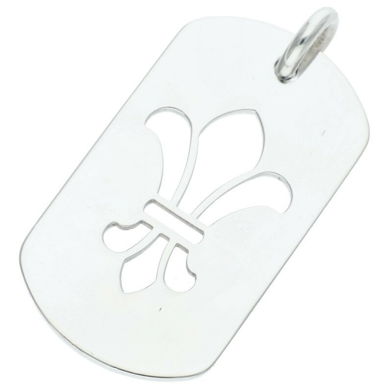 クロムハーツ Chrome Hearts D TAG LRG ラージドッグタグ ラージドッグタグネックレストップ(シルバー 17.85g)【321152】【OS06】【小物】【中古】bb76#rinkan*B