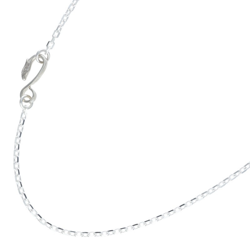 ゴローズ goro's サイズ:細角 細角チェーン ネックレス(シルバー 15.2g)【321152】【HJ08】【小物】【中古】bb21#rinkan*B