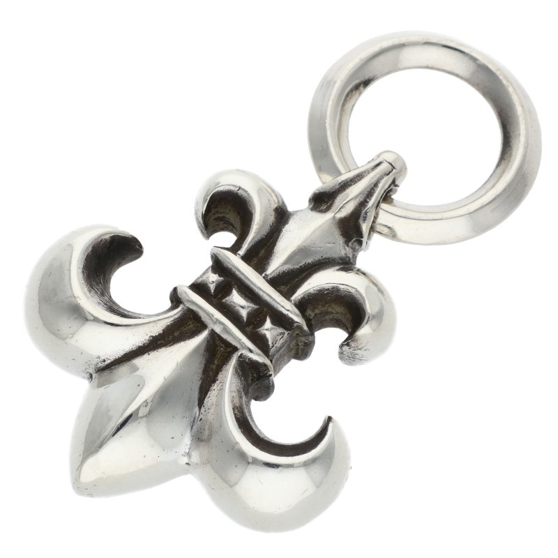 クロムハーツ Chrome Hearts BS FLUER BSフレアペンダント ペンダント シルバーネックレストップ(シルバー 26.36g)【321152】【SS07】【小物】【中古】bb62#rinkan*B