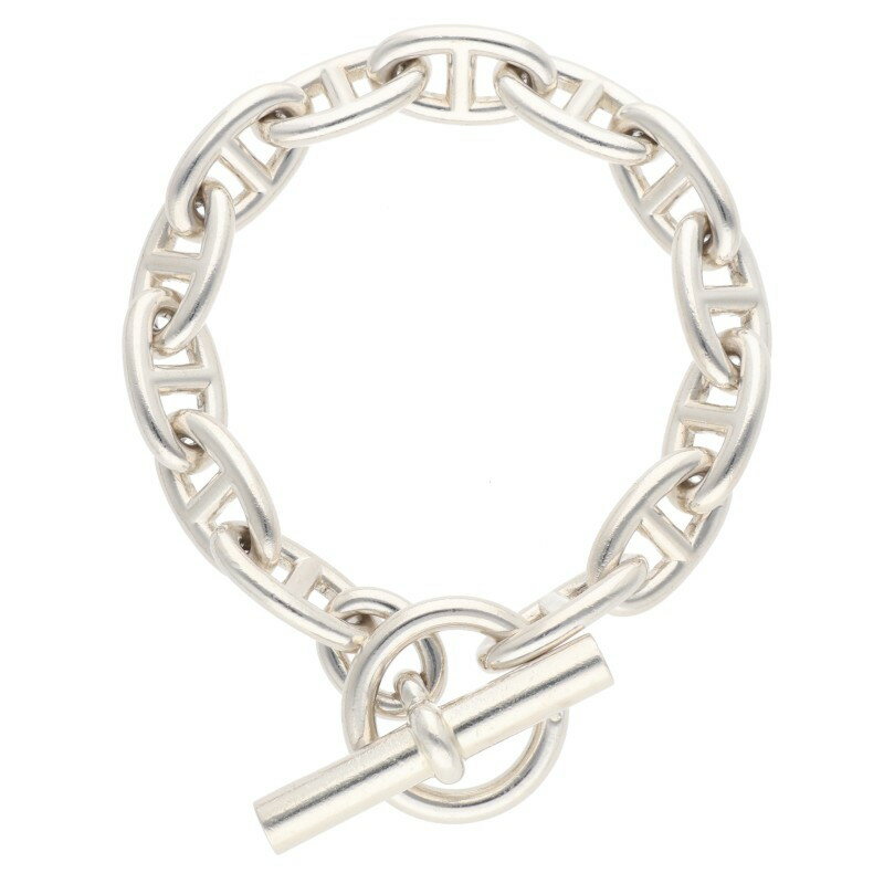 エルメス HERMES サイズ:13LINK Chaine d'Ancre GM シェーヌダンクルGMシルバーブレスレット(シルバー 73.84g)【321152】【SB01】【小物】【中古】bb297#rinkan*B