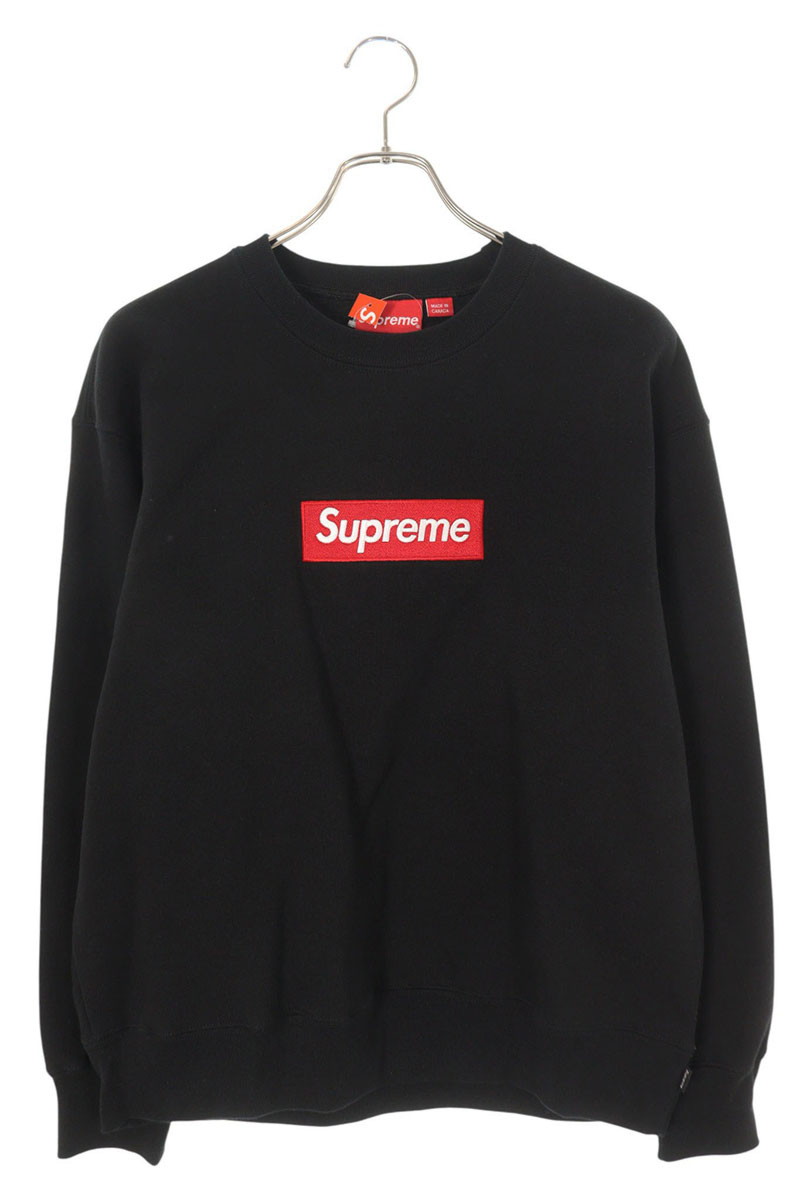 シュプリーム SUPREME　サイズ:S 22AW Box Logo Crewneck ボックスロゴクルーネックスウェット(ブラッ..
