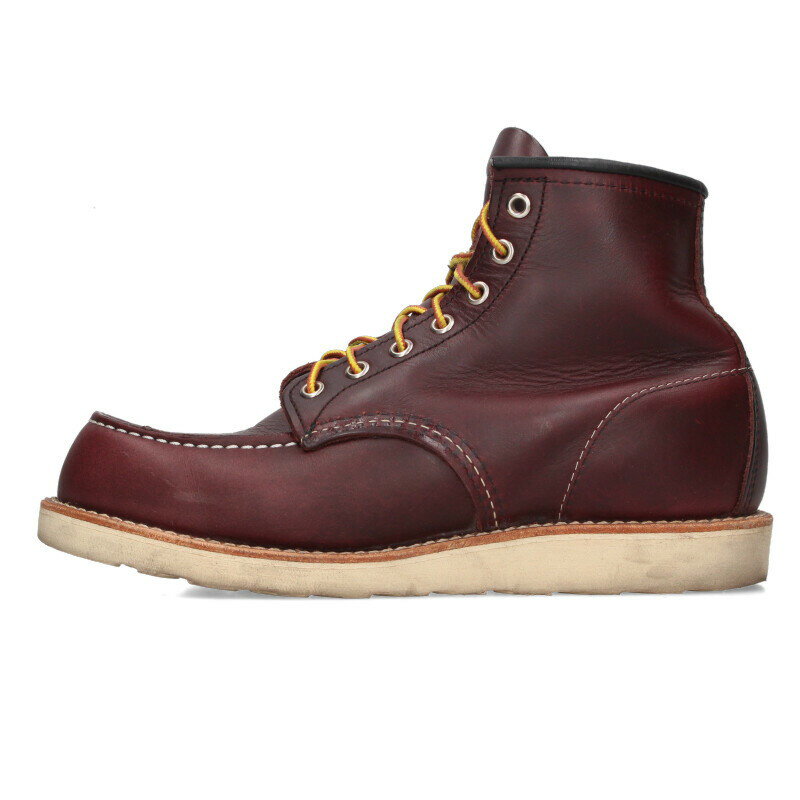レッドウイング RED WING　サイズ:26cm 8847 6-inch CLASSIC MOC クラシックモックレザーブーツ(ブラウン)【921152】【BS99】【メンズ】【小物】【中古】bb378#rinkan*B