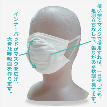洗える マスク取り替えパッド1パック（5枚入り）日本製　抗菌 防臭肺炎かん菌、ぶどう球菌の増殖を抑えるメール便発送可能GM0303マスク フィルターマスク用取り替えシート交換 取り替えシート