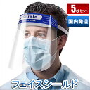 フェイスシールド 在庫あり 5枚セット 顔面保護マスク フェイスカバー Mask 透明マスク 曇り止め スプラッシュシールド 防塵 マスク 透明シールド 鼻 目...