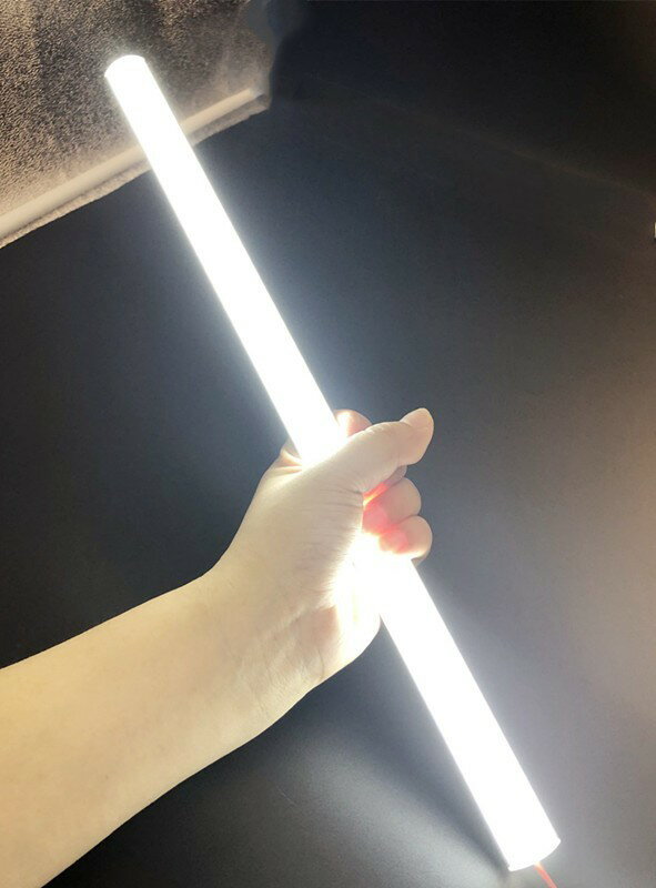 DC12V LED アルミバー 80CM 白色 6000K LED テープライト二列 LED テープ 蛍光灯 4...