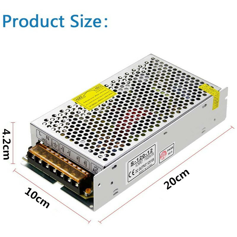 AC DC ����С����� �����å����Ÿ� AC110V��DC12V 10A 120W ľή���경�Ÿ� ��ž��ή�� ��ή�� �Ѵ��� �Ѱ��� ������ ����̵��