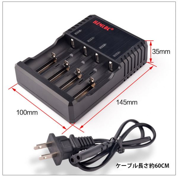 4���� 18650 ���ޡ��ȥ��㡼�� ���Ŵ� �ݸ��ϩ�� ñ�� ñ�� 18650 14500 26650 18490 17500 17335 16340 10440 RCR123����̵��