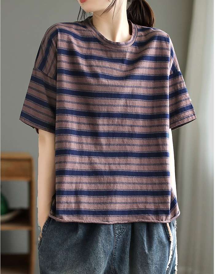 冬新作 予約商品 大きいサイズ レディース tシャツ 半袖 ボーダー トップス M L LL 大人 30代 40代 50代 冬服 202403