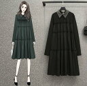 【半額 50%offクーポン対象】春新作 予約商品 大きいサイズ レディース ワンピース 膝丈 襟付き きれいめ 20代 30代 40代 50代 60代 レディースファッション M L XL XXL 3XL 4XL 韓国ファッション 体型カバー 大人カジュアル 春服 物 230222