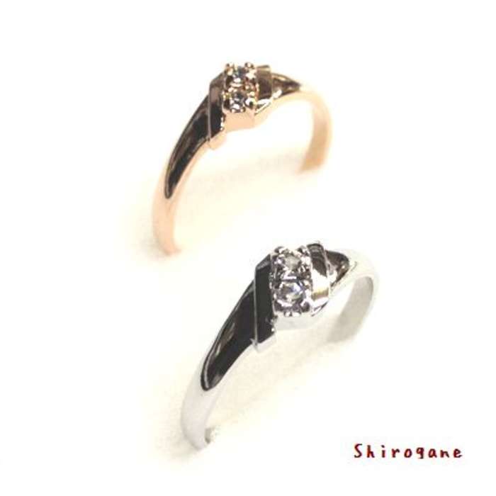 大きいサイズ レディース 指輪 リング アクセ ラウンドデザインリング スワロフスキー スワロ7号−15号