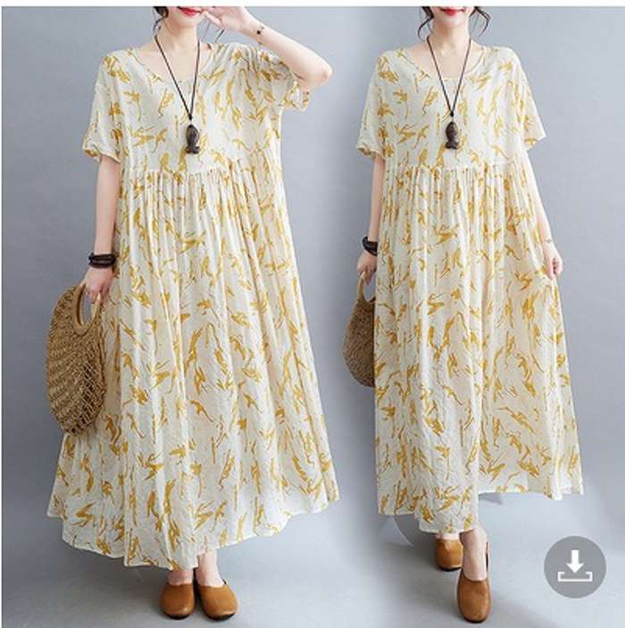 【8/28まで!!39%offクーポン対象】春新作 予約商品 大きいサイズ レディース ワンピース マキシ丈 半袖 アニマル柄 ギャザー 大人 30代 40代 50代 春服 春服のサムネイル