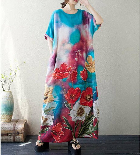 春新作 予約商品 大きいサイズ レディース ロング丈 マキシワンピース 総柄デザイン 花柄ワンピース 大判花柄デザイン ワンピ 大人 30代 40代 50代 春服 202407 春新作 予約商品 大きいサイズ レディース ロング丈 マキシワンピース 総柄デザイン 花柄ワンピース 大判花柄デザイン ワンピ 大人 30代 40代 50代 春服 202407