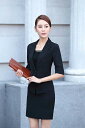 春新作 予約商品 大きいサイズ レディース OL通勤 通学 面接 ビジネス 5分袖ジャケット レディーススーツ レディース 大人 30代 40代 50代 春服 202501