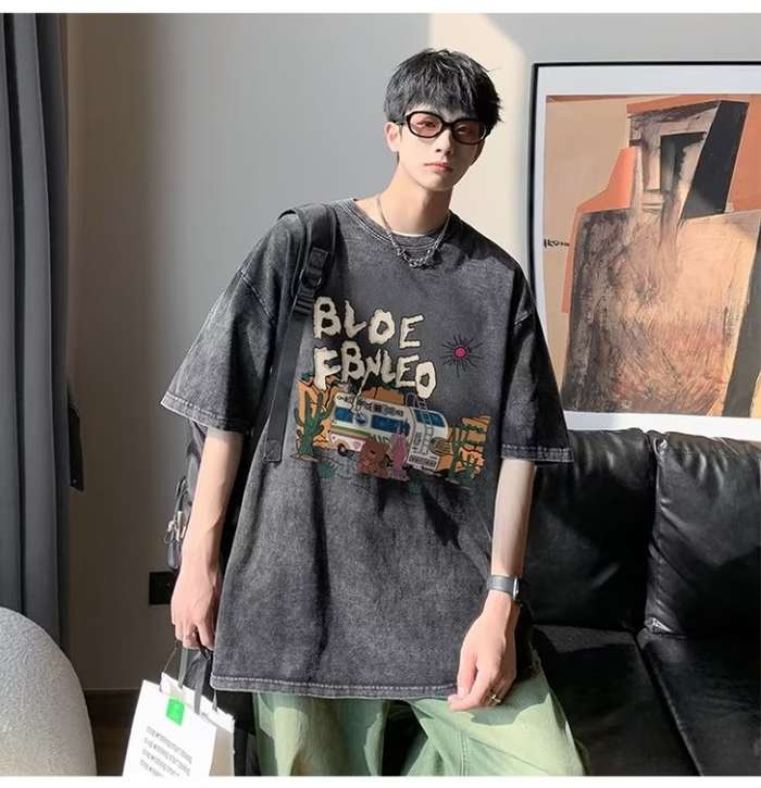 春新作 予約商品 トップス tシャツ 半袖 カジュアル プリント トレーナー ロング ワイドパンツ 大きいサイズ レディース レディース 大人 30代 40代 50代 春服 2025春夏新作のサムネイル