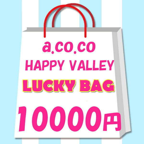 送料無料 レディース　福袋　2024年　レディース　限定　a.co.co.　HAPPY VALLEY　アココ　ハッピーバレイ　ラッキーバッグ　10000円！ 　Mサイズ　プレゼント