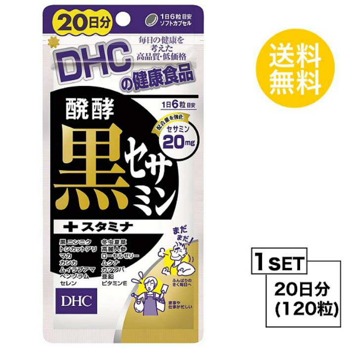 DHC 醗酵黒セサミン+スタミナ 20日分 