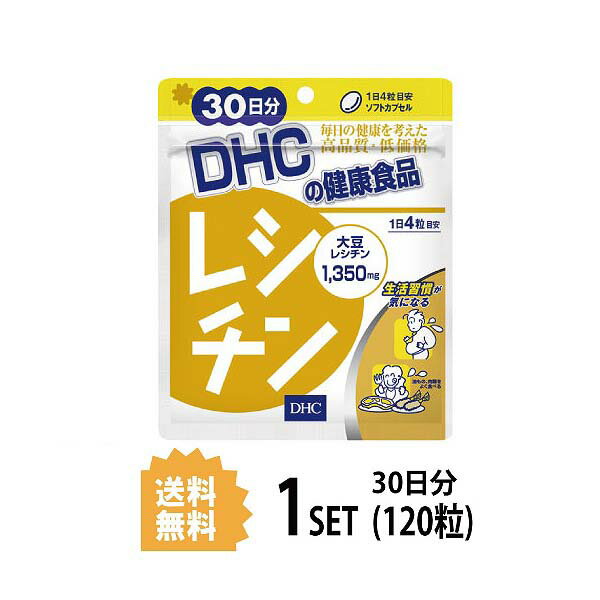 送料無料 DHC レシチン 30日分 （120粒